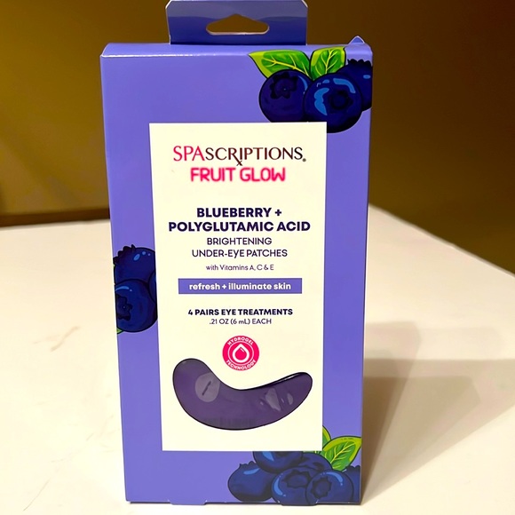 Spa scriptions fruit glow blueberry+ polyglutamic acid brightening under eye - Picture 1 of 3